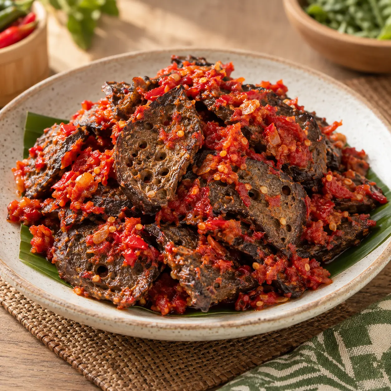 Paru Goreng Balado Klasik