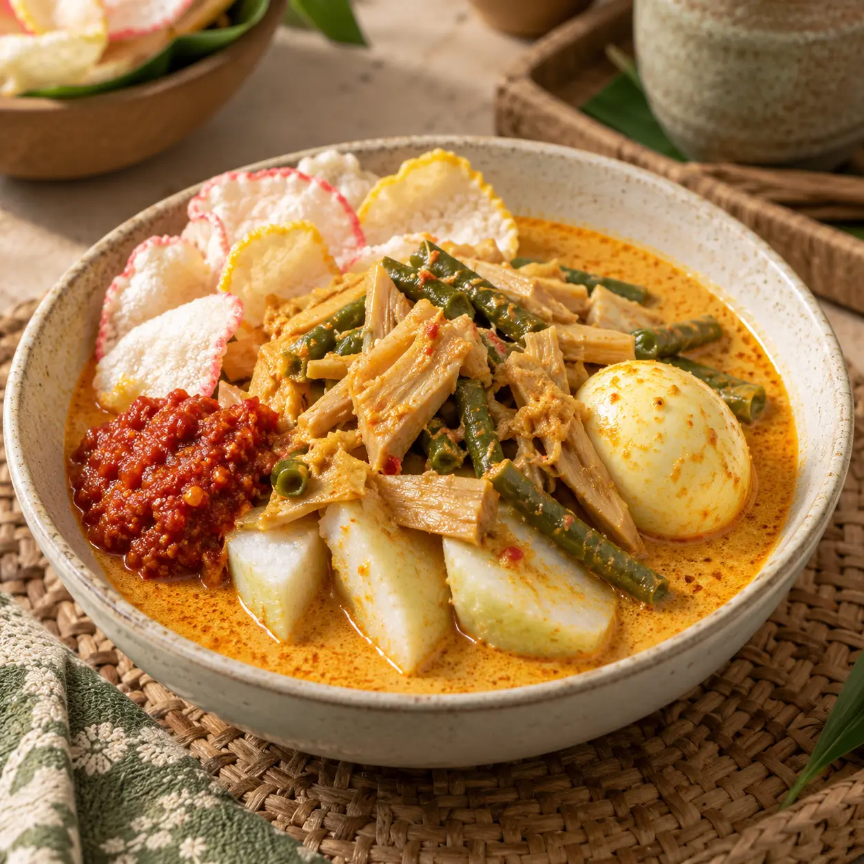 Lontong Sayur Padang Klasik