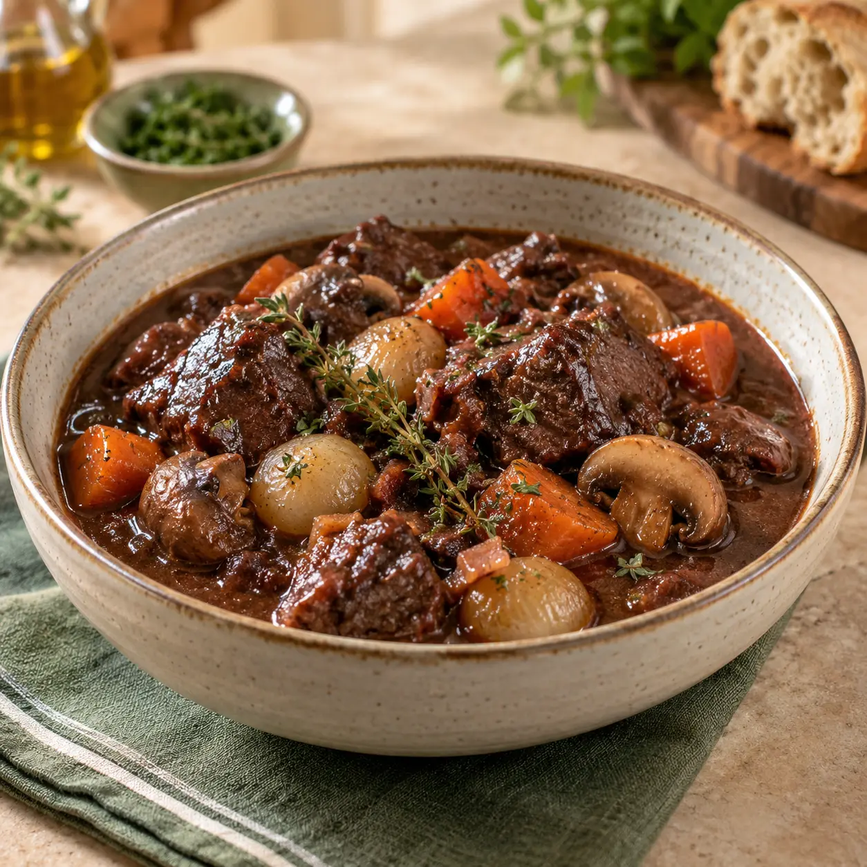 Beef Bourguignon Prancis Klasik