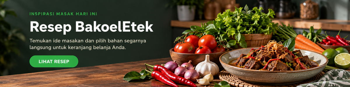 Masak enak di rumah dengan bahan segar dan resep mudah