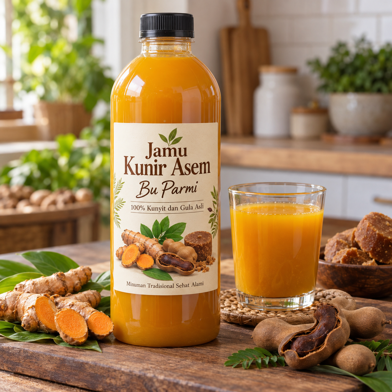 Jamu Kunir Asem Bu Parmi 1L